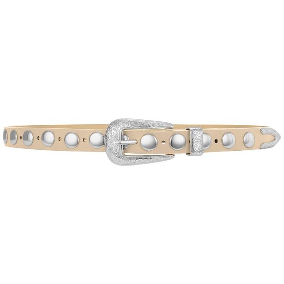 Sаnsths Accessories - 7725 Women Western Studded Belt For Jeans Fashion Thin Leather Belt Vintage